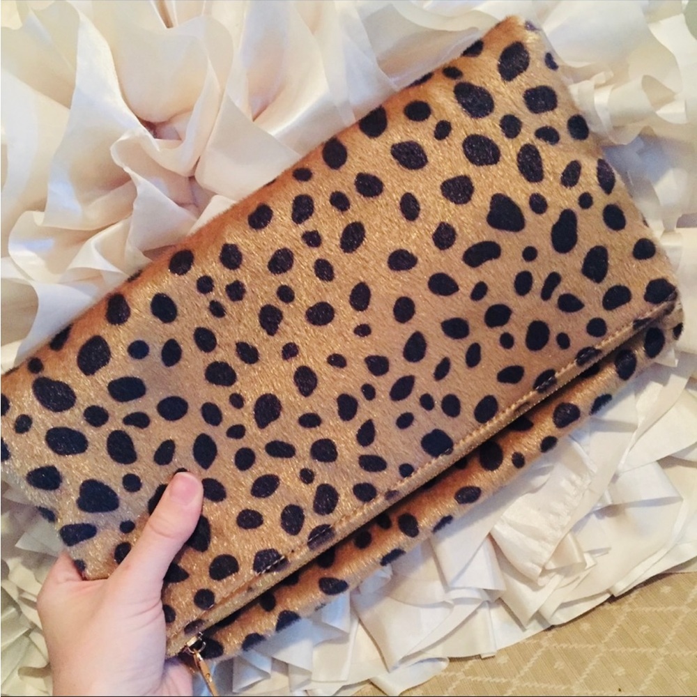 Leopard Hair Clutch/Purse